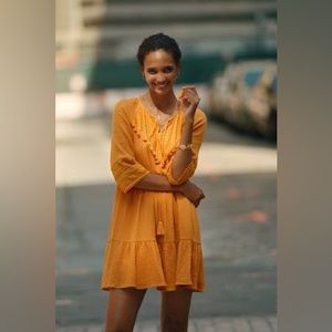 ANGELICA TASSELED TUNIC DRESS